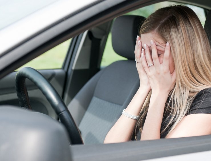 guidatrice con amaxofobia